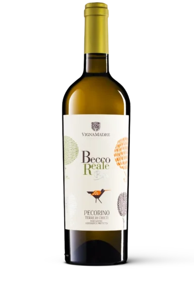 Botella de Becco Reale Pecorino IGT Bio Vegan Vigna Madre 75 cl