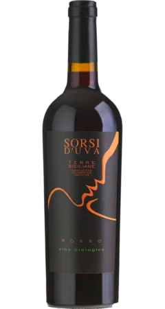 Botella de Sorsi d’Uva Racina Rosso IGP Bio Mannirà 75 cl